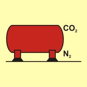     Zbiornik instalacji CO2 / N2
