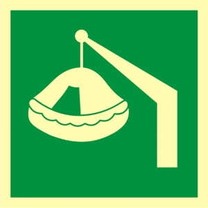     Tratwa wodowana żurawikiem