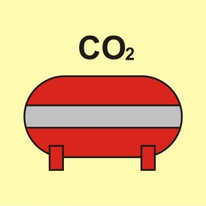     Zamocowana instalacja gaśnicza (CO2-dwutlenek węgla)