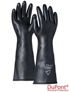     Rękawice chemoodporne czarne TYCH-GLO-NP570 B
