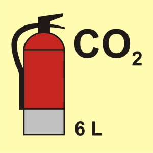     Gaśnica (CO2-dwutlenek węgla) 6L