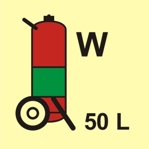     Gaśnica kołowa (W-woda) 50L