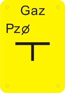     Tablica punktu załamania gazociągu