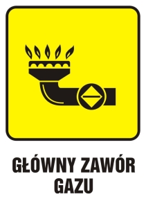     Główny zawór gazu 1