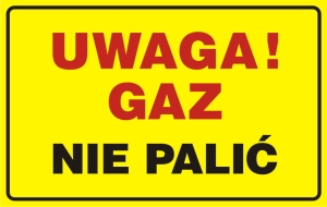     Uwaga! Gaz - nie palić