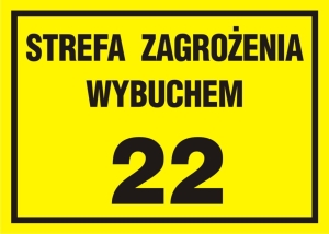     Strefa zagrożenia wybuchem 22