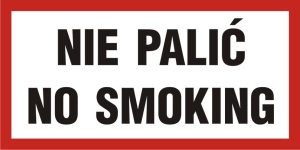     Nie palić-No smoking