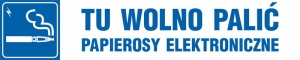     Tu wolno palić papierosy elektroniczne