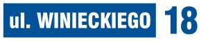     Ulica i numer budynku 2 - Tabliczka na drzwi