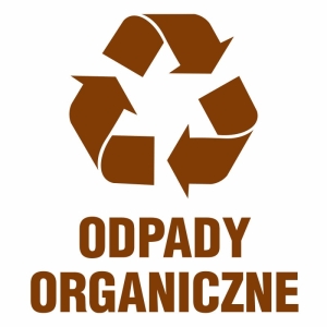     Odpady organiczne 1 - Tabliczka na drzwi