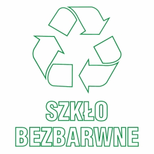     Szkło bezbarwne 1 - Tabliczka na drzwi
