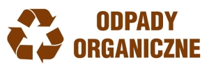     Odpady organiczne 2 - Tabliczka na drzwi