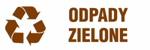     Odpady zielone - Tabliczka na drzwi