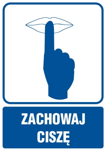 znak ciszy