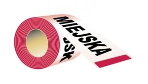     Taśma odgradzająca STRAŻ MIEJSKA jednostronna dł 100 mb szer. 8,5 cm