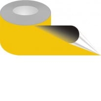     Taśma samoprzylepna żółta podłogowa bhp 5cm x 3,3m - Tabliczka