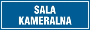     Sala kameralna - Tabliczka na drzwi