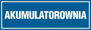     Akumulatorownia - Tabliczka na drzwi