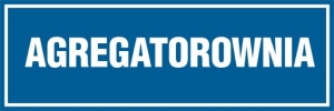     Agregatorownia - Tabliczka na drzwi