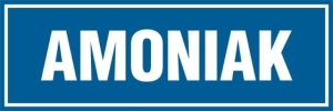     Amoniak - Tabliczka na drzwi