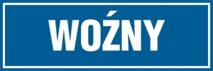     Woźny - Tabliczka na drzwi