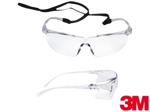     Okulary ochronne odporne na zadrapania i zarysowania UV 3M-OO-TORA-01 T