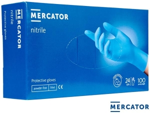     Rękawiczki nitrylowe bezpudrowe RMM-NITRILE N