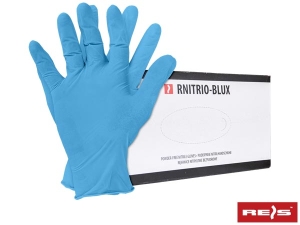     Rękawiczki nitrylowe niebieskie RNITRIO-BLUX N
