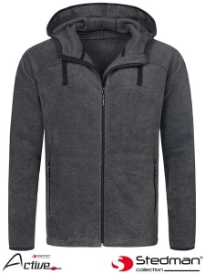     Kurtka polarowa z kapturem - męska SST5040 ANH