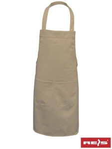     Fartuch gastronomiczny z kieszenią khaki FPB-2K KHA