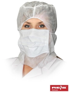     Osłona głowy i twarzy opakowanie 100 sztuk CZEMAS W