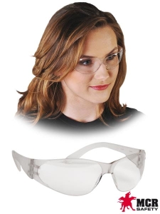     Okulary ochronne przeciwodpryskowe MCR-CHECKLITE UT