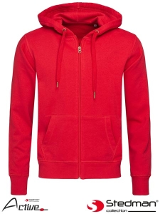     Bluza rozpinana z kapturem - męska SST5610 CSR