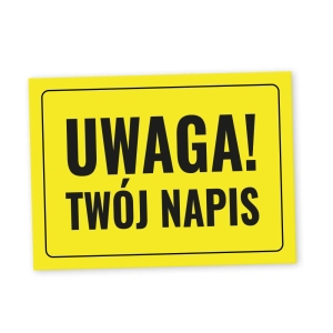     Tablica budowlana - znak na zamówienie