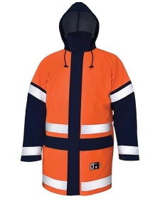     Kurtka robocza antystatyczna trudnopalna przeciwdeszczowa AJ-KWAT500 PG