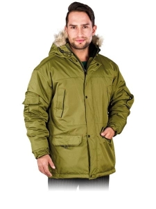     Kurtka robocza ocieplana polarowa - zimowa GROHOL O