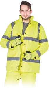     Kurtka robocza ocieplana ostrzegawcza - zimowa K-VIS Y