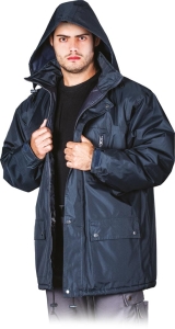     Kurtka robocza ocieplana - zimowa granatowa ALASKA G