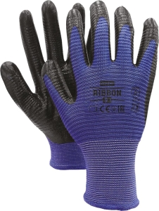     Rękawice robocze powlekane nitrylem RIBBON NB
