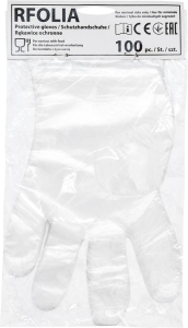     Rękawice foliowe gospodarcze RFOLIA T