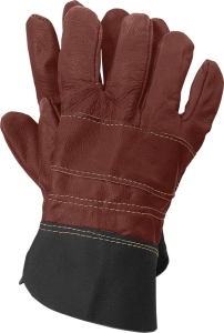     Rękawice budowlane ze skóry RLCS