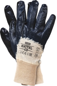     Rękawice robocze powleczone nitrylem RNITNL BEG