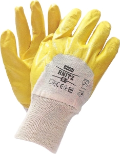     Rękawice powlekane nitrylem żółte RNITZ BEY