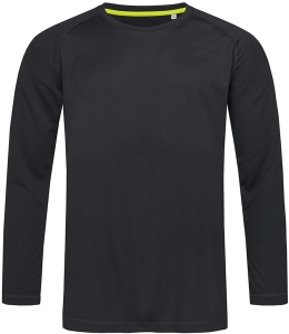     T-shirt męski z długim rękawem SST8420 BLO