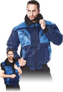     Kurtka robocza ocieplana z odpinanymi rękawami i podpinką - zimowa ICEBERG GN