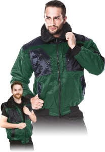     Kurtka robocza ocieplana z odpinanymi rękawami i podpinką - zimowa ICEBERG ZB