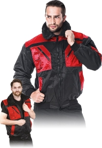     Kurtka robocza ocieplana z odpinanymi rękawami i podpinką - zimowa ICEBERG BC