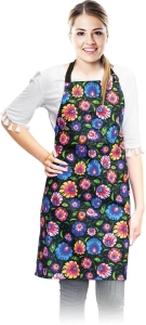     Fartuch florystyczny multikolor - czarny FPB-FOLK MCB