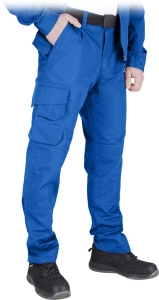     Spodnie robocze do pasa niebieskie LH-VOBSTER N