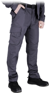     Spodnie robocze do pasa szare LH-VOBSTER S
